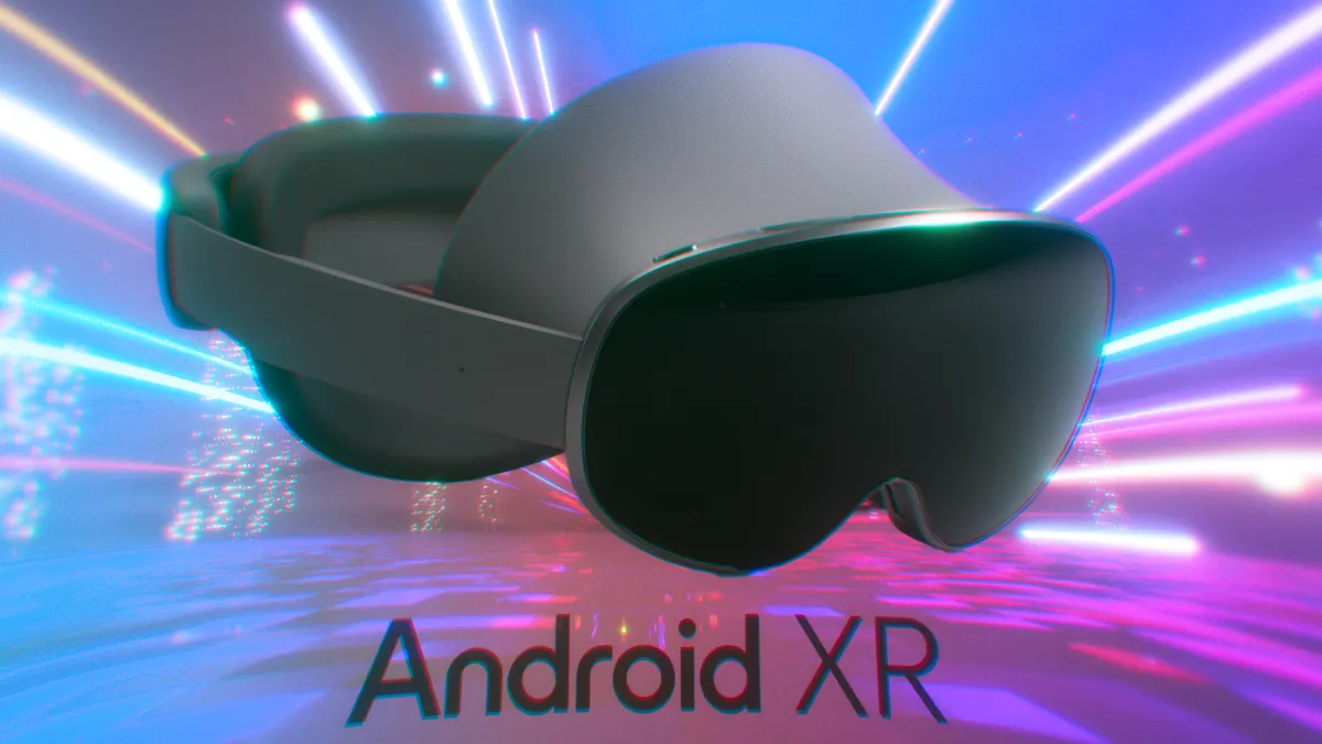 Android XR headset concept from Google I/O 2025