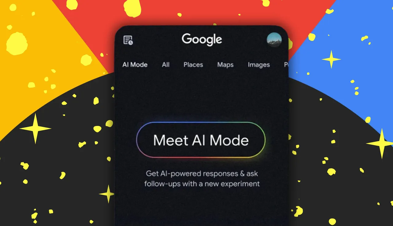 Google Search AI Mode interface concept
