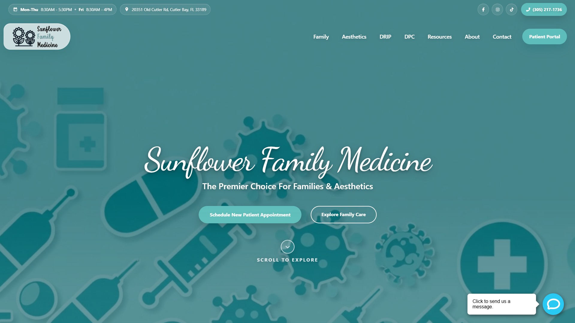 SunflowerFamilyMedicine.com website preview